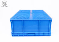 Grandes caixas de armazenamento plásticas resistentes com agregado familiar 800 * 600 * 280mm das tampas