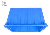 Cubas plásticas de empilhamento industriais azuis/vermelhas dos barris plásticos de matéria têxtil W140, grandes