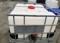 O aço prendeu os tanques líquidos empilháveis 500L/132Gallon LLDPE dos recipientes de armazenamento de Ibc do totalizador
