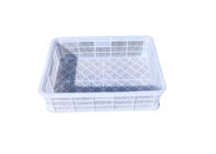 O HDPE perfurou a caixa plástica dobrável das bandejas plásticas para o pão e os peixes 600*420*145