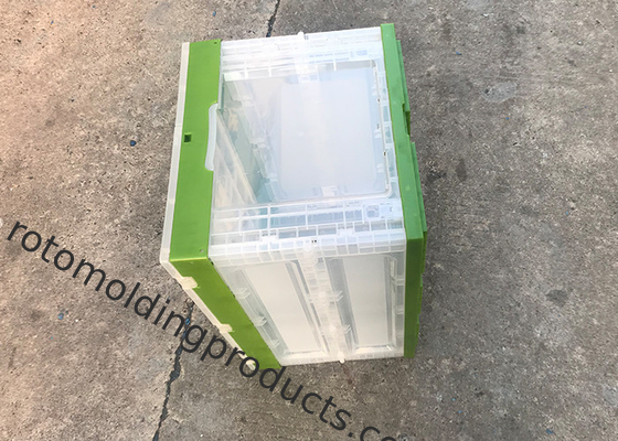 Grão 600*400*360mm Caixa de plástico dobrável dobrável empilhável para armazenamento