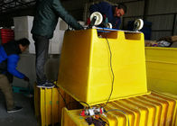 Segurando os produtos duráveis LLDPE de Rotomolding com o recipiente baixo galvanizado dos escaninhos do transporte de materiais industrial