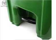 Recipientes retangulares do escaninho do Wheelie de 240 litros com o pedal do pé para a remoção do lixo