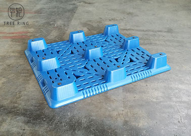 Páletes plásticas industriais resistentes dos Pp nas rodas com nove padrão do pé BM-P1210