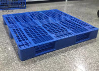 As páletes plásticas empilháveis industriais resistentes da entrada de quatro vias armazenam o armazenamento 1400 * 1200