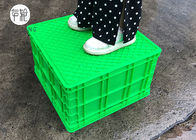 Polipropileno resistente que empilha caixas, auto caixa plástica quadrada do passatempo