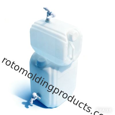 Jerrican de plástico de 15 litros com alça moldada para fácil manuseio e armazenamento durável de água