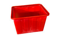 Tanque de água plástico resistente vermelho dos escaninhos de reciclagem 160L para peixes Fram de Aquaponic