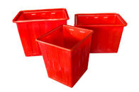 Escaninho de reciclagem de papel durável contínuo, escaninhos Waste da cozinha plástica na cor vermelha