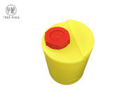 Cor amarela tanque de dose químico poli superior da abóbada de 13 galões para o tratamento da água refrigerando