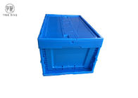 Caixa plástica movente dobrável dobrável do armazenamento da caixa plástica do retorno com tampa