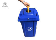 Eliminação confidencial Shredding de papel reciclada Lockable do documento do recipiente dos escaninhos do Wheelie