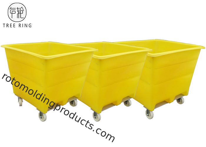 Segurando os produtos duráveis LLDPE de Rotomolding com o recipiente baixo galvanizado dos escaninhos do transporte de materiais industrial