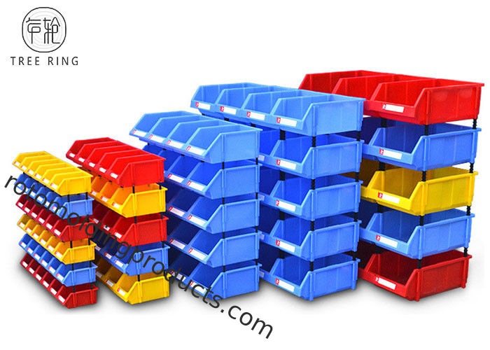 Barris plásticos eretos resistentes, escaninhos de armazenamento do hardware para peças sobresselentes