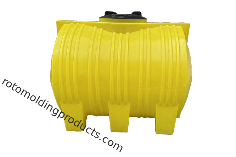 Tanques de armazenamento de água elípticos horizontais rotomoldados personalizados de 500L para coleta de água da chuva